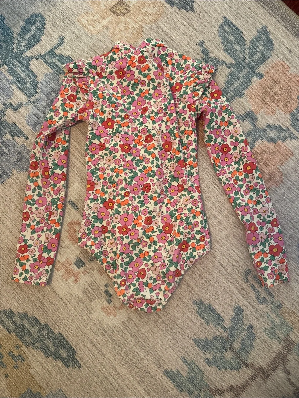 Mini Boden Floral one piece swim